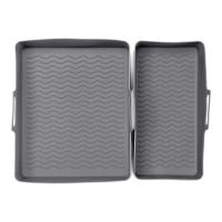 Juego De 2 Piezas De Tapete De Silicona Para Air Fryer Malla De Horno Reutilizable Antiadherente Herramienta De Cocina - details 8