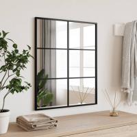 vidaXL Espejo de Pared Rectangular Decoración Colgante para Salón Hierro Negro Dimensiones 30 x 40 cm,  30 x 60 cm,  30 x 80 cm y mas - details 6