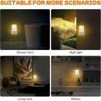 Interruptor De Luz Nocturna Con Sensor De Luz Automático LED Ajustable Para Dormitorio Y Escaleras Luz Noturna Para Niños - details 12