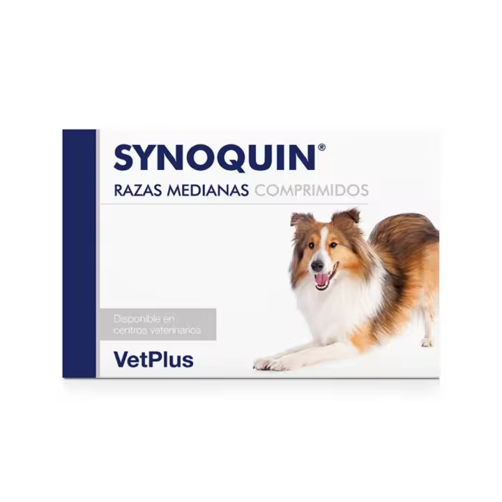 VETPLUS - Synoquin - Condroprotector para Perros de Raza Mediana entre 10-25 kg (Comprimidos) - 1