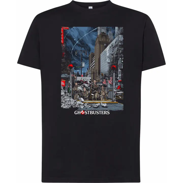 Camiseta Ghostbusters - Cazafantasmas - | Algodón | Manga Corta y Manga Larga - Tejido tubular, sin costuras laterales. - Punto liso - 1