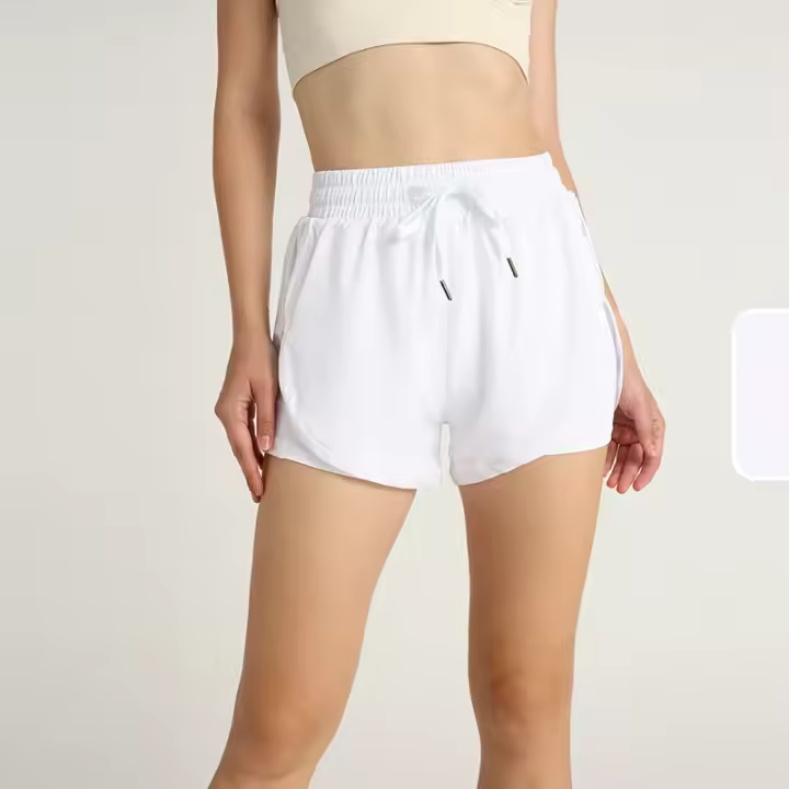 Shorts De Yoga Para Mujer Deporte Algodón Transpirable Secado Rápido Cintura Alta Ligera Y Suave Para Correr Y Actividades Al Aire Libre - 1