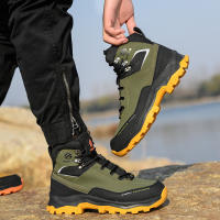 Botas Impermeables Para Hombre Seguridad Puntas De Acero Indestructibles Botas De Construcción Protección Antipinchazos Suela De Goma Material Superior Synético - details 13