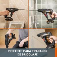 Worx WX390 Taladro/ Atornillador/ Martillo a batería H3 20V - details 1