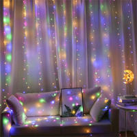Luces De Encaje LED USB Para Decoración De Fiesta Y Navidad Lámparas De Hilo Faeérico Cálidas Para Ventanas Habitaciones Bodas - details 7