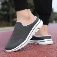 Zapatillas Casuales De Algodón Para Hombre Invierno Cómodas Y Cálidas Zapatillas De Casa Con Piel Media Botas De Nieve Suela EVA Zapatos Planos Suaves Talla Verdadera Para Adultos - details 39