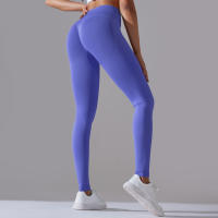 Leggings De Yoga Para Mujer Cintura Alta Levantamiento De Caderas Gimnasio Sin Costuras Pantalones De Deporte Fitness Running - details 37