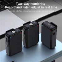 Micrófono Lavalier Inalámbrico Dual Canal Con 98 Pies Para Smartphone DSLR Camera DV Vlog YouTube Live Sistema De Micrófono Lapel - details 11