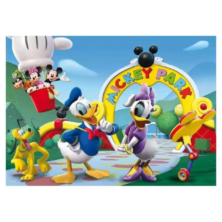 Puzzle 104 piezas Club House Mickey Minnie Mouse - Disney Disney - 1