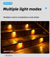 Nuevas Luces Solares Para Exteriores Luz De Pasillo Escalera Impermeables Lámparas De Pared LED Decorativas Para Jardín Y Valla - details 3