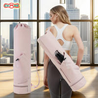 Bolsa De Transporte Para Manta De Yoga Grande Con Bolsillo Impermeable Para Agua Y Estuche Largo Con Correa Ajustable Y Cordón De Cierre - details 2
