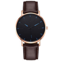 Reloj De Lujo Para Hombres Y Mujeres Reloj De Cuarzo Con Dial De Acero Inoxidable Diseño Casual Nuevo 2024 Correa De Cuero - details 9