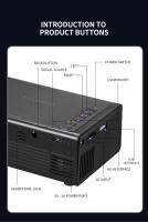 Mini portátil LED proyector De shot short 1080p HD cine en casa con cable teléfono móvil mismo soporte de pantalla 1080p - details 6