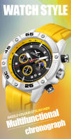 Reloj Militar De Cuarzo Para Hombre ONOLA Resistente Al Agua Con Cinta Fluorescente Multi Funcional Y Banda De Silicona De Alta Calidad - details 0