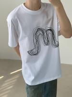 Camiseta De Verano Para Hombre Con Diseño De Letras Tridimensionales Camiseta De Manga Corta Pesada Sensación De Moda Camiseta De Subsuela De Tendencia - details 12