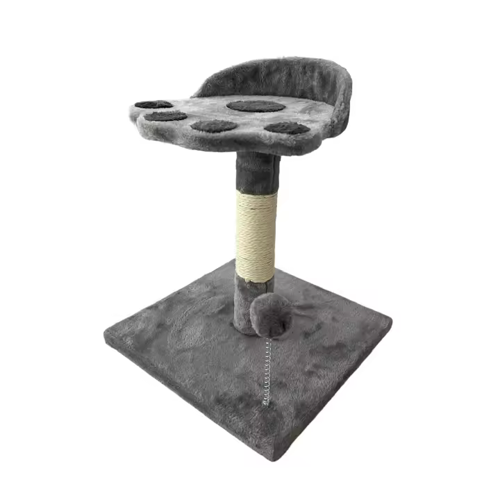 UNUSUAL-Arbol para Gato Árbol Rascadores para Gatos  35 x 35 x 46 cm Torre en árbol Rascador de Gato con Huella de Mano, rascador de Gato de sisal, Juguetes for Gatos, Marco de Escalada for Gatos, Poste de rascador for Gatos Ref.15884 - 1