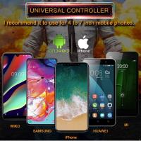 GOLRISEN 2 Piezas Gatillos para Juegos para Móvil con Botones L1 y R1 Disparador para Juegos PUBG Gatillos para Móvil Call of Duty Controlador de Juego Compatible con Todos los Móviles Android/iOS - details 5