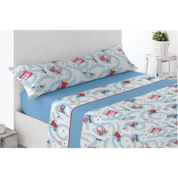 JIMENÉZ HOME - Juego de Sábanas de Verano Microfibra Eclipse Kids 3 Piezas Coflor home. 90_x_190/200cm - 1