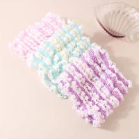 Headband Elástico Para Lavar La Cara Con Diseño Hueco Antideslizante Ancho Accesorio Para El Cabello Para Mujer Estilo Ganchillo - details 5