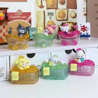 6pcs Serie De Fiestas De Burbujas Sanrio Figuras De Modelos Kawaii De Hello Kitty My Melody Kuromi Juguete De Decoración De Caja Sorpresa De Dibujos Animados Para Adolescentes Y Adultos - details 1