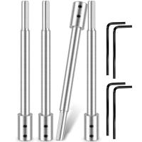4pcs Extensión De Broca Core 17cm 0.36 Pulgada Portabrocas Magnéticas Hexagonales Para Perforadora Eléctrica Adaptador Duradero - details 0