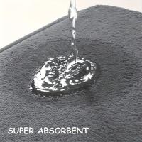 Alfombra De Cocina En Forma De L De Tamaño Grande Color Sólido Antideslizante Absorbente Para Restaurante Y Baño Material De Poliéster 100% - details 2