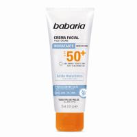 BABARIA  Crema facial hidratante con Ácido Hialurónico SPF50+ | Crema facial hidratante 75ML - details 0