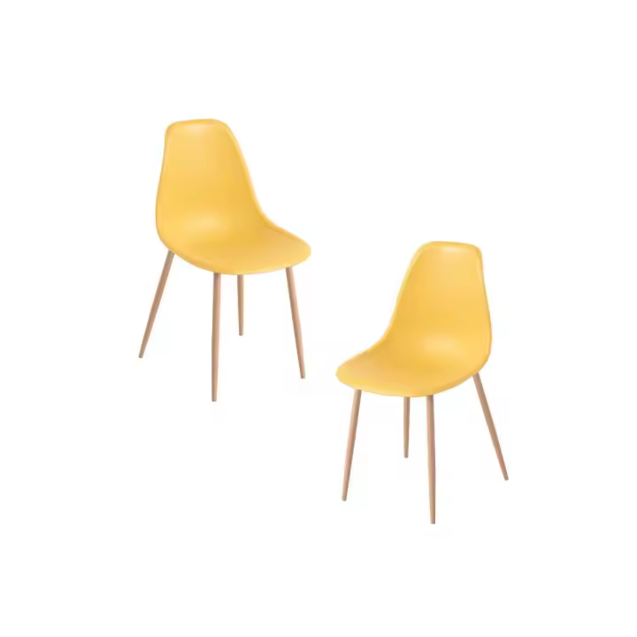 Pack 2 Sillas Mykle - Amarillo - 1
