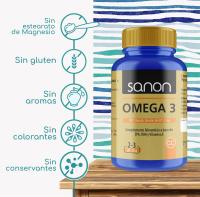 Sanon Omega 3- Complemento Alimenticio 100 capsulas blandas - details 0