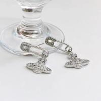 Vivienne Westwood Pendientes Lucrecia, Viene con embalaje original, ajustado para regalar, el mejor regalo para familiares, - details 2