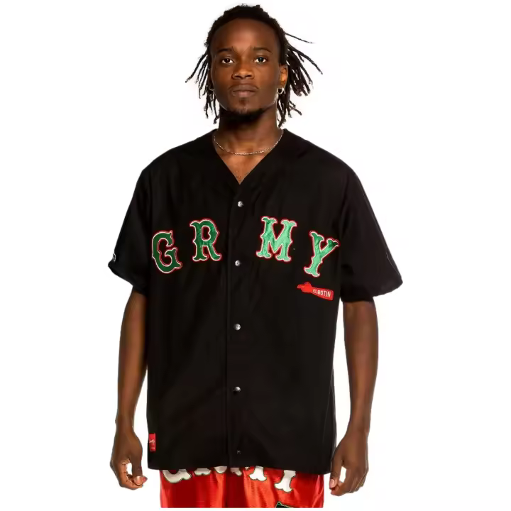 Camisa Grimey The Loot Baseball para hombre en color negro - 1