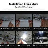 Luz Interior LED Para Coche Canbus Para Peugeot Partner MK1 MK2 MK3 1996-2020 Accesorios Sin Errores De Canbus Alta Calidad 3014 - details 2