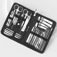 Set De 32 Herramientas De Manicura Profesional Con Tijeras Y Cortauñas Para Uñas Y Pies Kit De Peluquería De Acero Inoxidable - details 6
