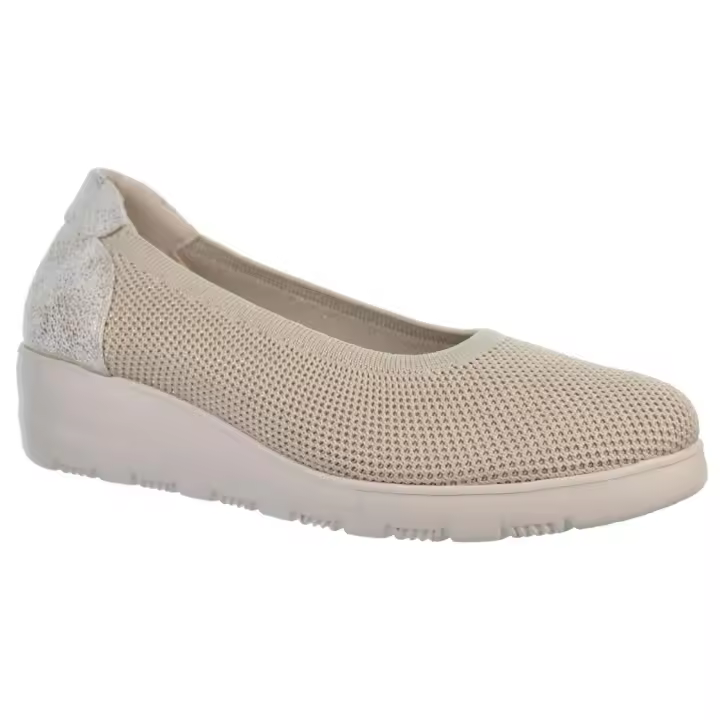 30s Treintas 4352 Zapato Confort Textil Suela Cuña Mujer - 1
