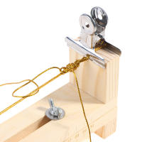 Juego De Herramientas Para Tejer Pulseras Hacedor De Pulseras Con Cordón Y Nudo Herramienta De Tejer Para Manualidades Y Bordado Material De Acero Inoxidable - details 7