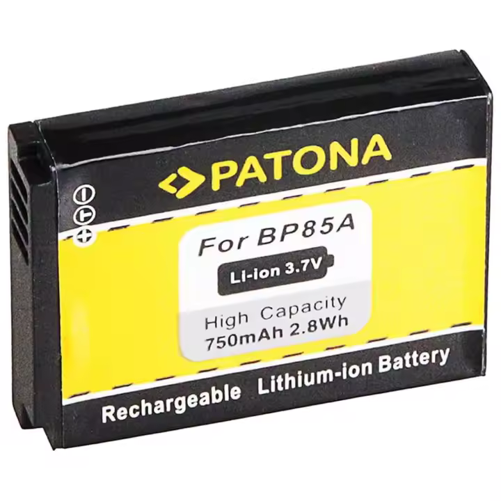 Batería compatible BP85A para SAMSUNG PL210 / PL211 / SH100 / ST200 / ST200F / ST201 / ST201F / ST205F / WB210 ⋆ 750mAh 3.7V - 1