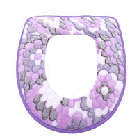 Cubierta De Inodoro Flannel Invierno Cálida Con Estampados Almohadilla De Comodidad Suave Para Baño Accesorio Esencial - details 21