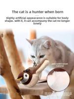Juguete Interactivo Para Gatos Con Control Remoto Pájaro Saltarín Eléctrico Movimientos Realistas Accesorio De Juego Engañoso Para Mascotas - details 5