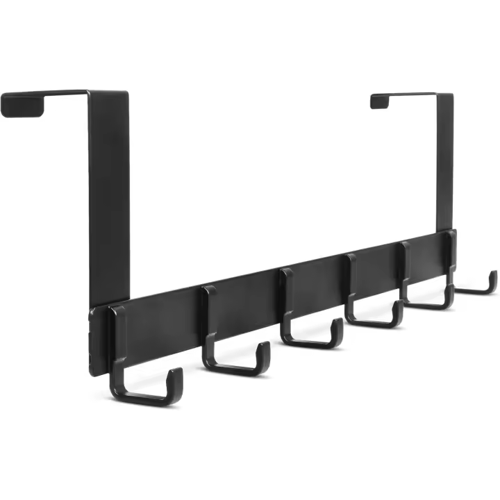 Ganchos para colgar sobre la puerta, resistentes, de metal, para colgar ropa. - 1