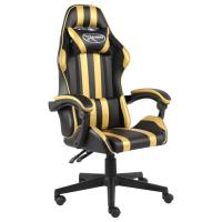 vidaXL Silla gaming de cuero sintético negro y en color Azul/orange/Verde y más | cómodas modernas ergonómicas para comedor cocina salón hogar - details 5