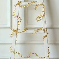 Cadena De Luces LED De 20 LEDs Pequeñas Hojas Doradas 2M Para Decoración De Boda Fiesta Navidad DIY Con Alambre De Cobre Potenciado Por Batería - details 8