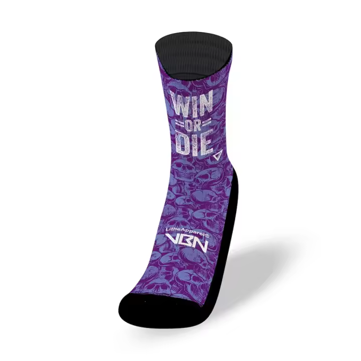 Calcetines WIN OR DIE Calaveras (unisex) - 1