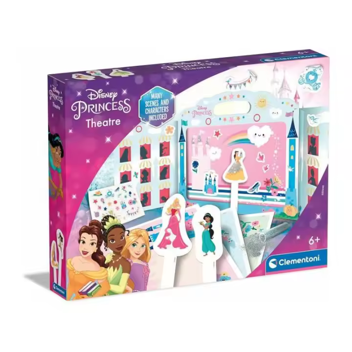 DISNEY TÍTERES, PINTA Y CONSTRUYE TEATRO DE PRINCESAS DE CLEMENTONI - 1
