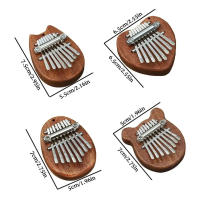 Mini Kalimba De Madera De 8 Teclas Calidad Superior Instrumento Musical Accesorio De Piano De Dedos Regalo Elegante - details 5