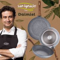 SAN IGNACIO Daimiel Juego de 3 sartenes Ø22 Ø26 y Ø28 cm en aluminio forjado aptas para cualquier fuego incluido inducción - details 2