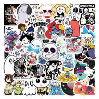 55Pcs Parches De Undertale Resistentes Al Agua Para Scrapbooking Teléfono Móvil Equipaje Patineta Decoraciones De Graffiti DIY - details 0