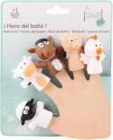 TACHAN : Animales de Granja -  Set Marionetas de Dedos - Hora del baño y Piscina -  Regalo Original - Edad recomendada mayores de  3 años - details 0