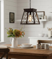 BEL AIR HOME - Lámpara Colgante NARA de diseño contemporáneo en metal negro, fácil instalación y versátil para luces interiores,  altura ajustable y estética elegante. - details 1