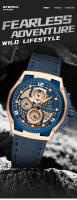 Reloj De Pulsera Para Hombre NAVIFORCE De Cuero Auténtico Resistente Al Agua Con Cronógrafo Y Luminiscencia Reloj De Cuarzo De Lujo Casual - details 0