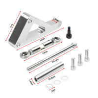 Kit De Bisagra Ajustable Para Alternador Chevrolet Chevy SBC 350 305 327 383 5.0L 5.7L V8 Con Bomba De Agua Larga Material De Aluminio - details 1